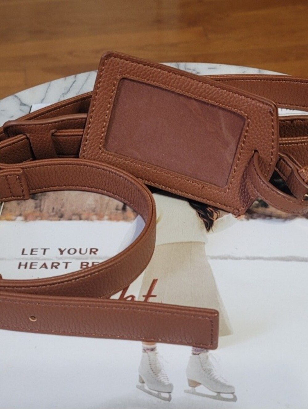 Leather Luggage Tag & Strap Replacement
